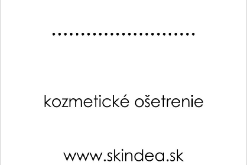 darčeková poukážka kozmetické ošetrenie